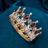 The best-selling water diamond crown in Europe and America, the best-selling bride headwear crown on Amazon, the full circle round children's princess small crown Application Scenario